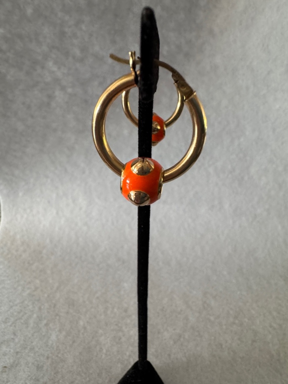 Vintage Barrel Charms for hoop earrings - Picture 4 of 4